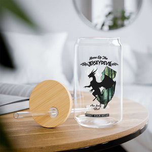 Home Of The Jersey Devil Glass Can Cryptid Gift TS12 Print Your Wear