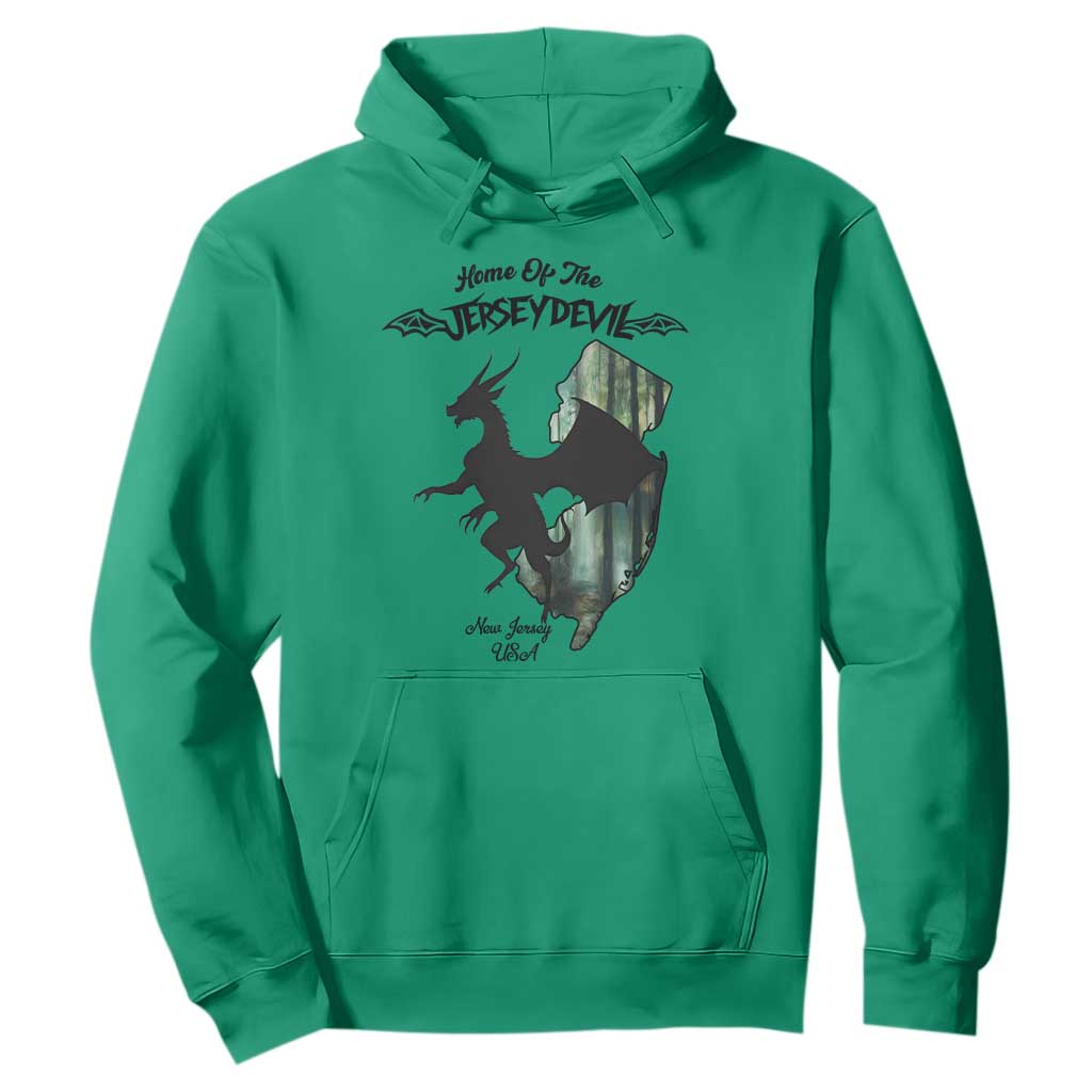Home Of The Jersey Devil Hoodie Cryptid Gift TS12 Irish Green Print Your Wear