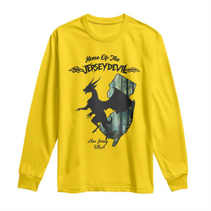 Home Of The Jersey Devil Long Sleeve Shirt Cryptid Gift TS12 Daisy Print Your Wear