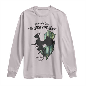 Home Of The Jersey Devil Long Sleeve Shirt Cryptid Gift TS12 Ice Gray Print Your Wear