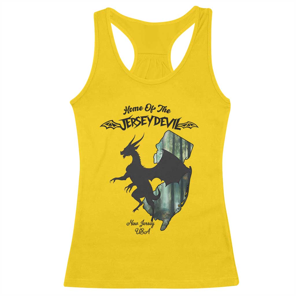 Home Of The Jersey Devil Racerback Tank Top Cryptid Gift TS12 Daisy Print Your Wear