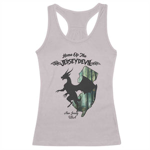 Home Of The Jersey Devil Racerback Tank Top Cryptid Gift TS12 Ice Gray Print Your Wear
