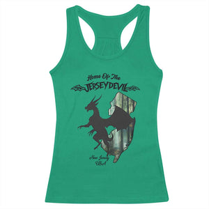 Home Of The Jersey Devil Racerback Tank Top Cryptid Gift TS12 Irish Green Print Your Wear