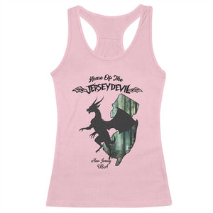 Home Of The Jersey Devil Racerback Tank Top Cryptid Gift TS12 Light Pink Print Your Wear