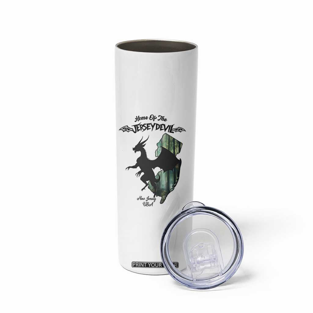 Home Of The Jersey Devil Skinny Tumbler Cryptid Gift TS12 Print Your Wear