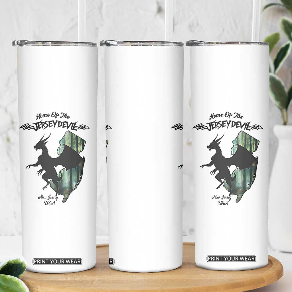 Home Of The Jersey Devil Skinny Tumbler Cryptid Gift TS12 Print Your Wear
