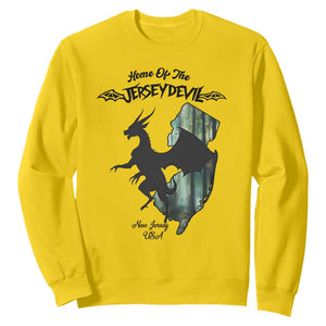 Home Of The Jersey Devil Sweatshirt Cryptid Gift TS12 Daisy Print Your Wear