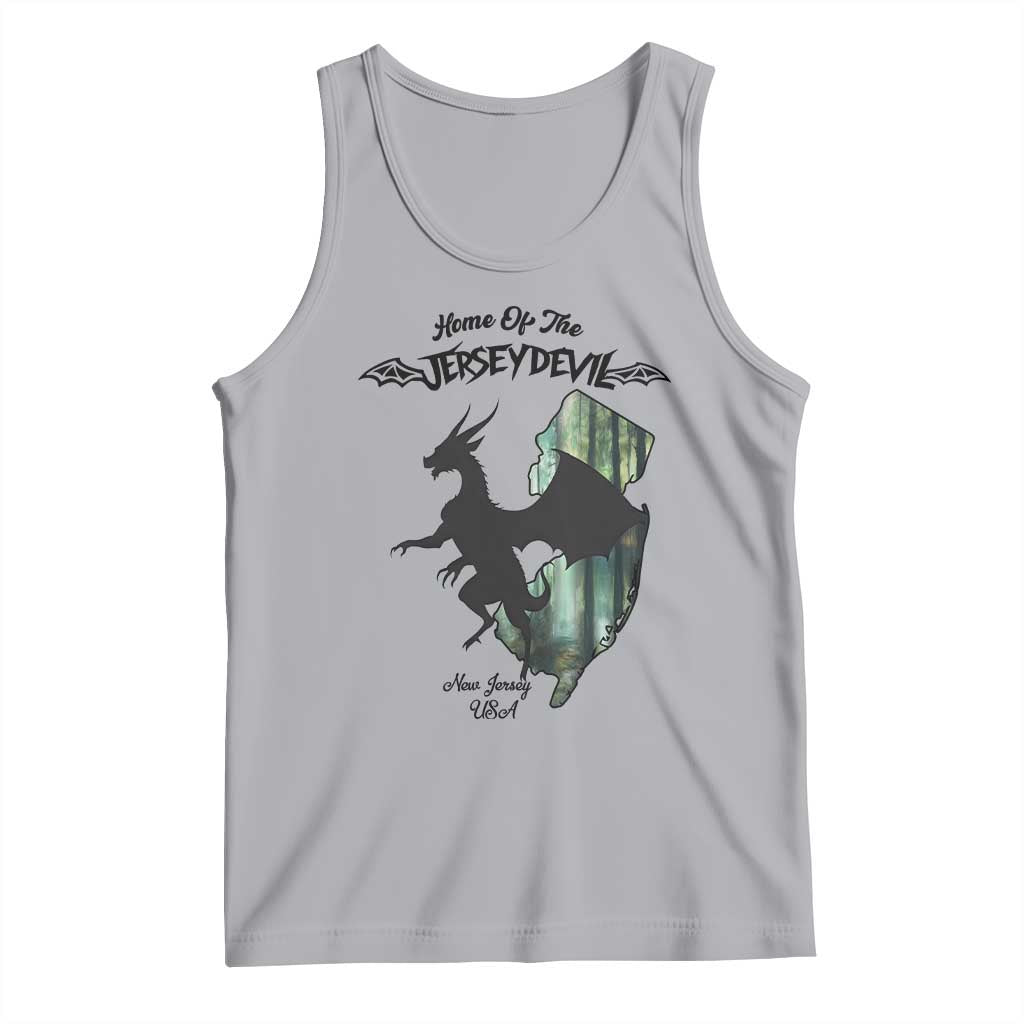 Home Of The Jersey Devil Tank Top Cryptid Gift TS12 Athletic Heather Print Your Wear
