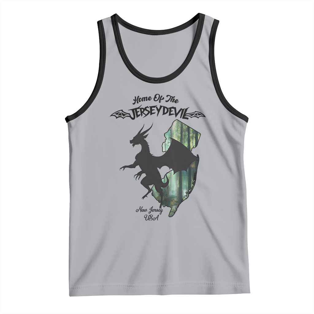 Home Of The Jersey Devil Tank Top Cryptid Gift TS12 Athletic Heather Black Print Your Wear