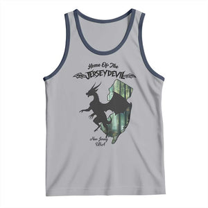 Home Of The Jersey Devil Tank Top Cryptid Gift TS12 Athletic Heather Navy Print Your Wear