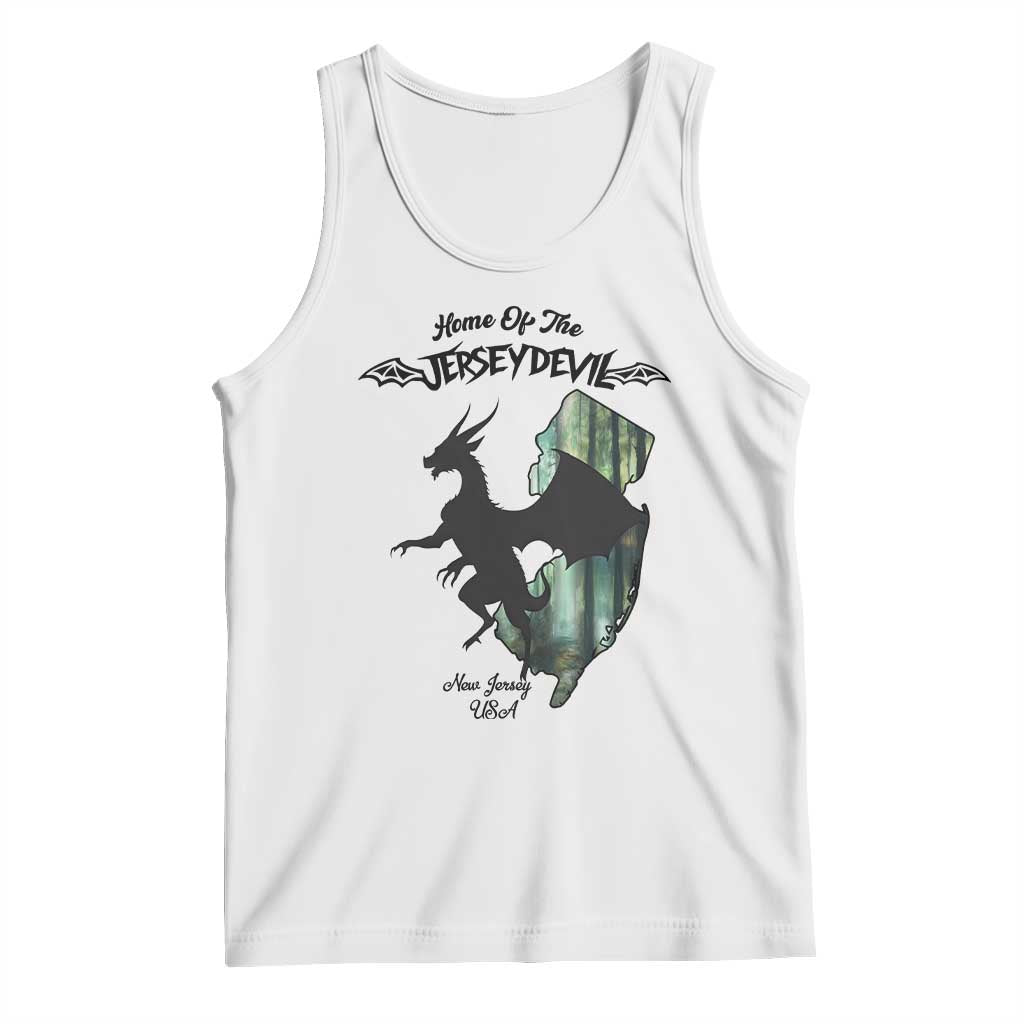 Home Of The Jersey Devil Tank Top Cryptid Gift TS12 White Print Your Wear