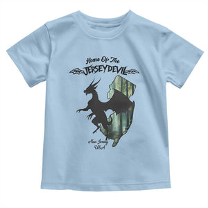 Home Of The Jersey Devil Toddler T Shirt Cryptid Gift TS12 Light Blue Print Your Wear