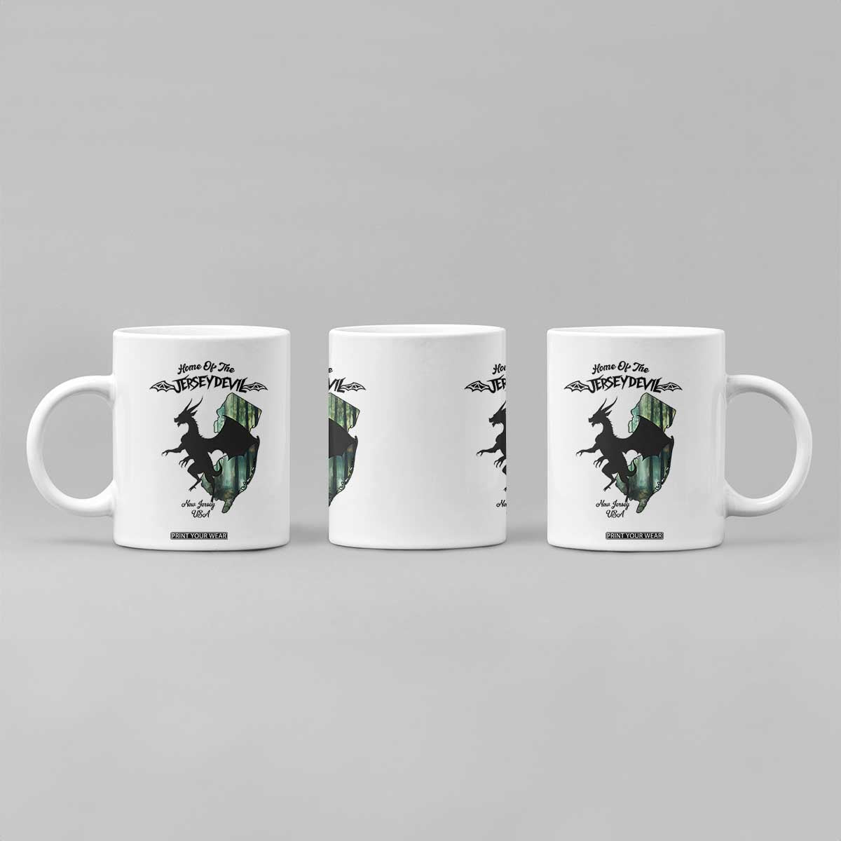 Home Of The Jersey Devil Coffee Mug Cryptid Gift TS12 Print Your Wear
