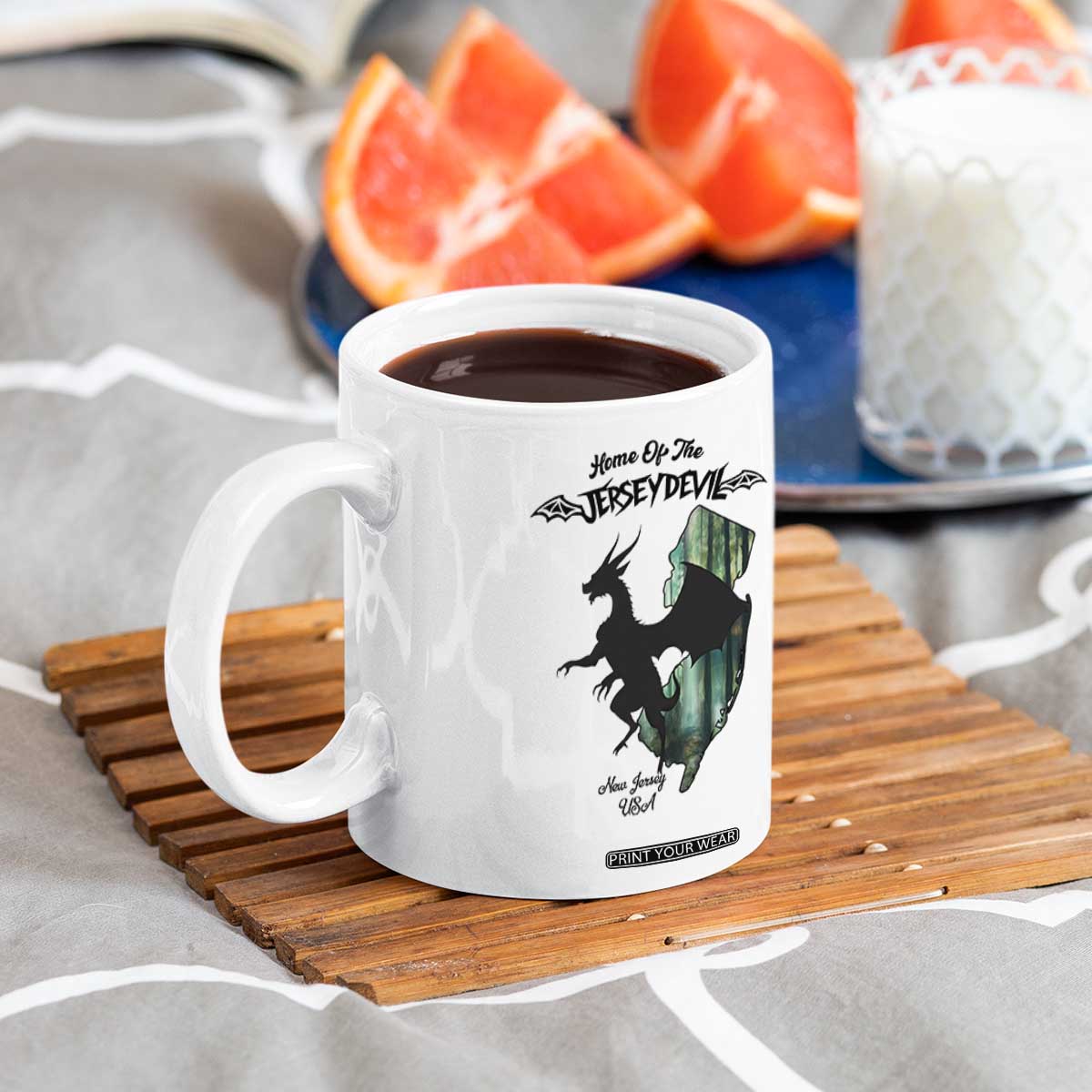 Home Of The Jersey Devil Coffee Mug Cryptid Gift TS12 Print Your Wear