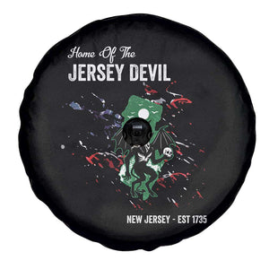Jersey Devil Spare Tire Cover Home Of New Jersey Est 1735 Cryptid Gift TS12 Print Your Wear