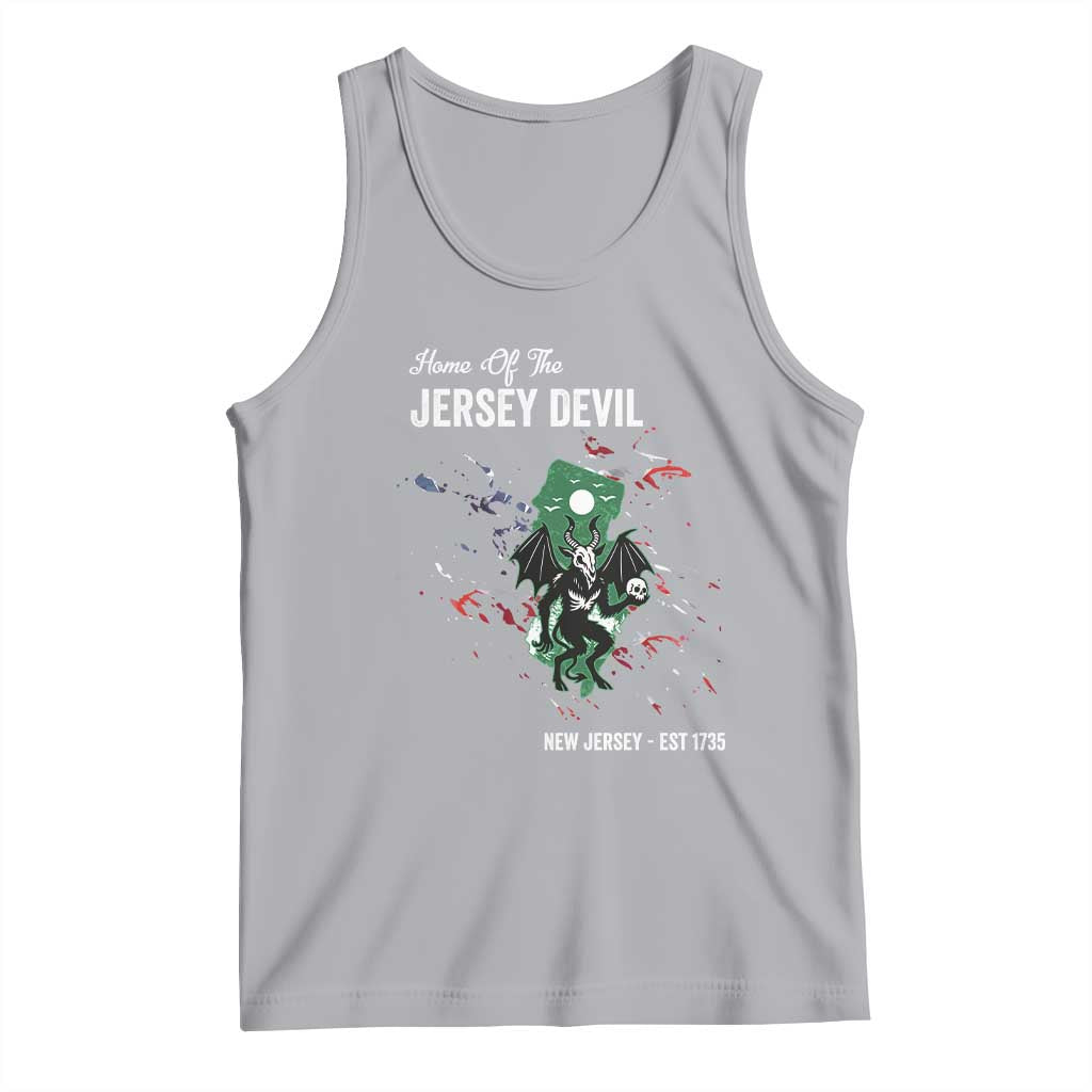 Jersey Devil Tank Top Home Of New Jersey Est 1735 Cryptid Gift TS12 Athletic Heather Print Your Wear