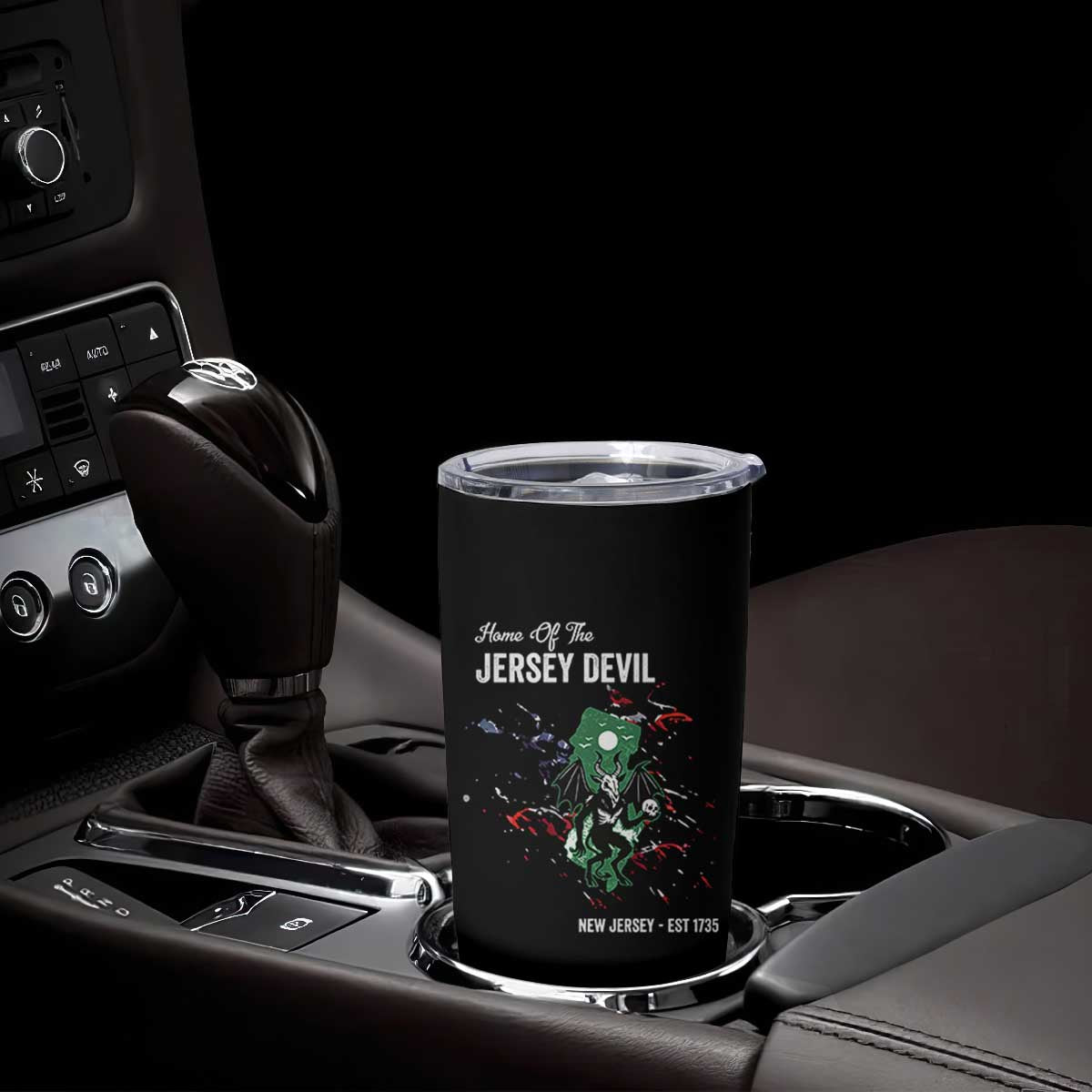 Jersey Devil Tumbler Cup Home Of New Jersey Est 1735 Cryptid Gift TS12 Print Your Wear