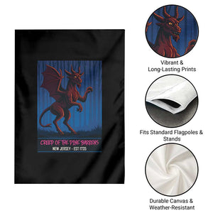 Jersey Devil Garden Flag Creep Of The Pine Barrens New Jersey Est 1735 TS12 Print Your Wear
