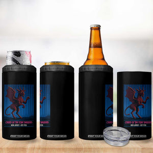 Jersey Devil 4 in 1 Can Cooler Tumbler Creep Of The Pine Barrens New Jersey Est 1735 TS12 Print Your Wear