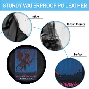 Jersey Devil Spare Tire Cover Creep Of The Pine Barrens New Jersey Est 1735 TS12 Print Your Wear