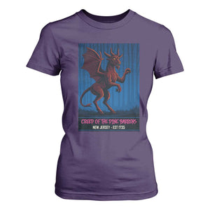 Jersey Devil T Shirt For Women Creep Of The Pine Barrens New Jersey Est 1735 TS12 Purple Print Your Wear