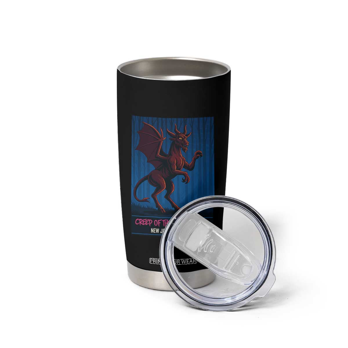 Jersey Devil Tumbler Cup Creep Of The Pine Barrens New Jersey Est 1735 TS12 Print Your Wear