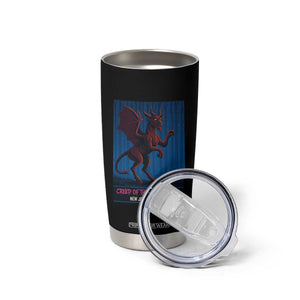 Jersey Devil Tumbler Cup Creep Of The Pine Barrens New Jersey Est 1735 TS12 Print Your Wear