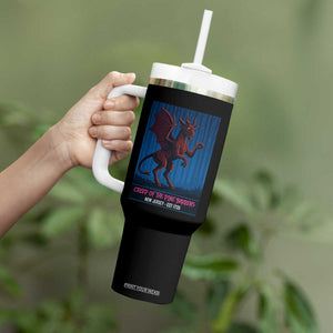 Jersey Devil Tumbler With Handle Creep Of The Pine Barrens New Jersey Est 1735 TS12 Print Your Wear