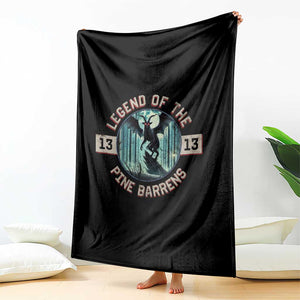 Jersey Devil Throw Blanket Cryptid Gift Legend Of The Pine Barrens TS12 Print Your Wear