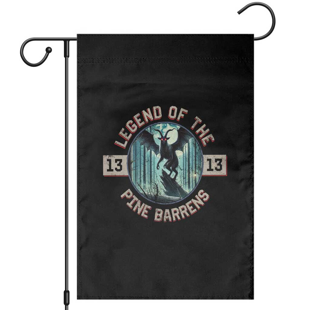 Jersey Devil Garden Flag Cryptid Gift Legend Of The Pine Barrens TS12 Black Print Your Wear