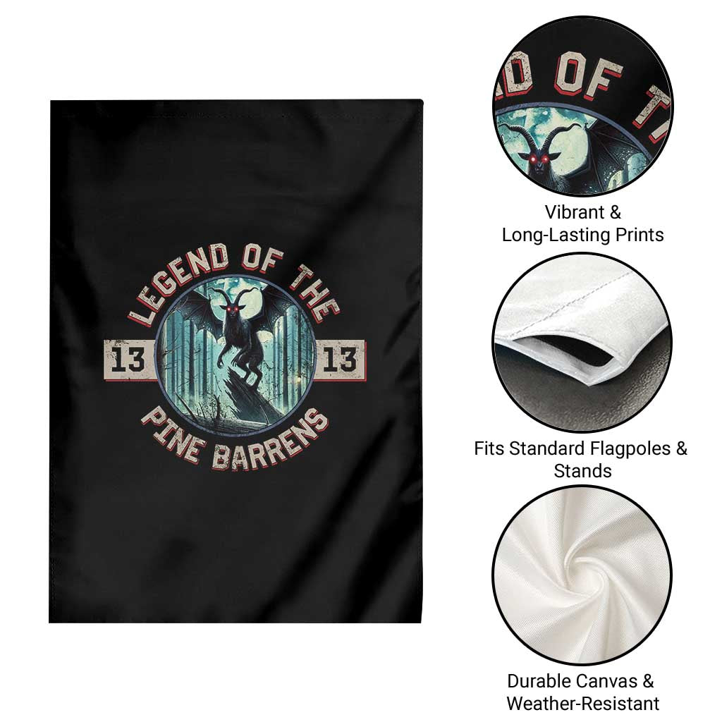 Jersey Devil Garden Flag Cryptid Gift Legend Of The Pine Barrens TS12 Print Your Wear