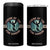 Jersey Devil 4 in 1 Can Cooler Tumbler Cryptid Gift Legend Of The Pine Barrens TS12 One Size: 16 oz Black Print Your Wear