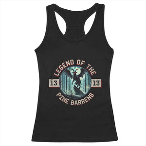 Jersey Devil Racerback Tank Top Cryptid Gift Legend Of The Pine Barrens TS12 Black Print Your Wear
