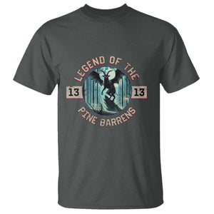 Jersey Devil T Shirt Cryptid Gift Legend Of The Pine Barrens TS12 Dark Heather Print Your Wear