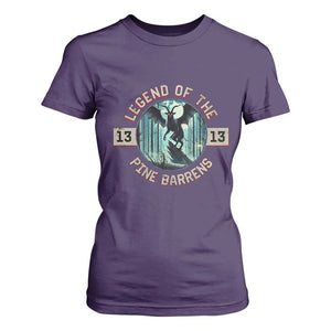 Jersey Devil T Shirt For Women Cryptid Gift Legend Of The Pine Barrens TS12 Purple Print Your Wear