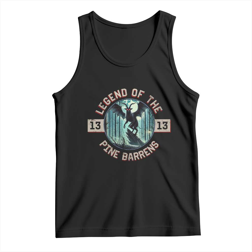 Jersey Devil Tank Top Cryptid Gift Legend Of The Pine Barrens TS12 Black Print Your Wear
