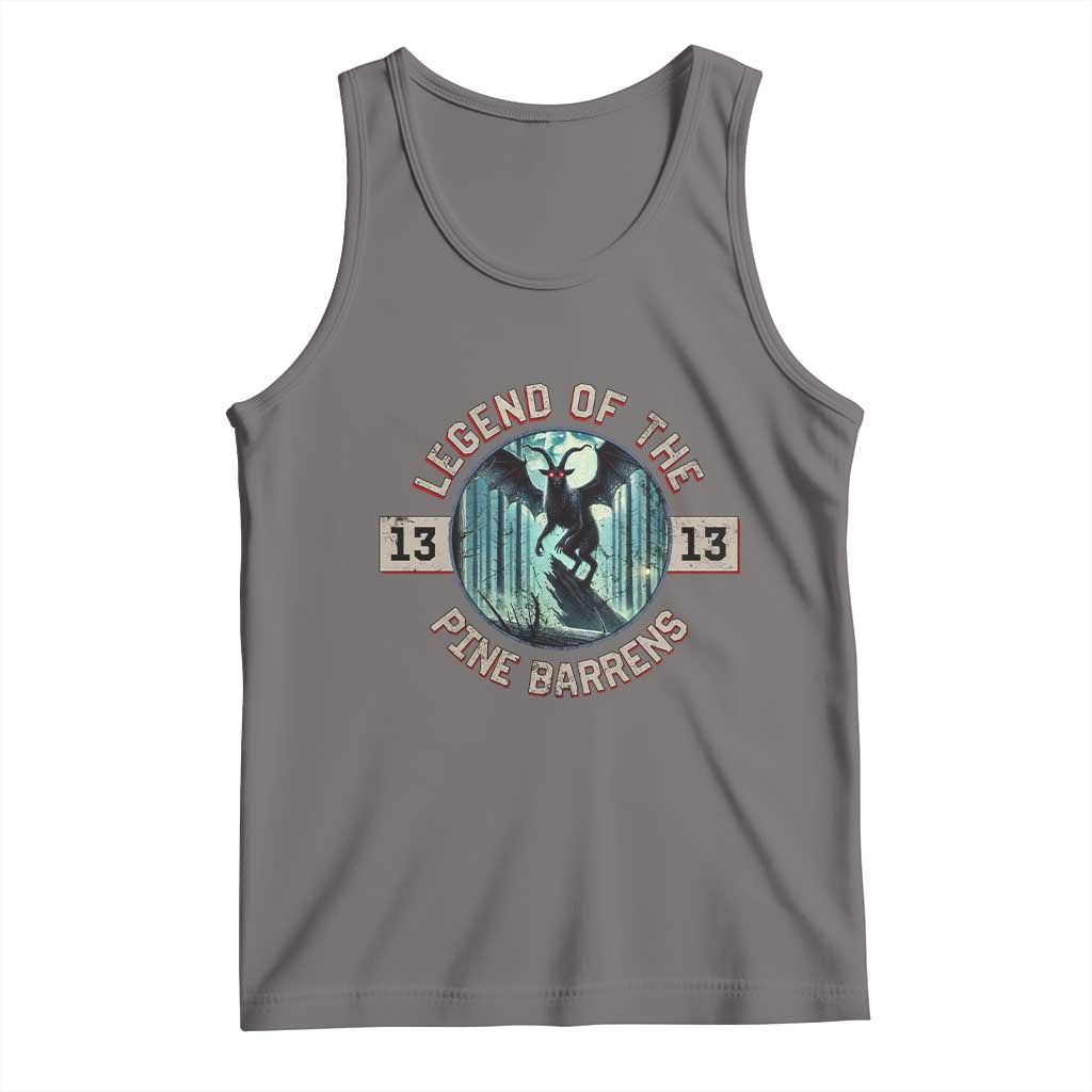 Jersey Devil Tank Top Cryptid Gift Legend Of The Pine Barrens TS12 Deep Heather Print Your Wear