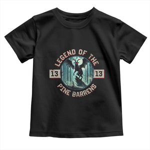 Jersey Devil Toddler T Shirt Cryptid Gift Legend Of The Pine Barrens TS12 Black Print Your Wear
