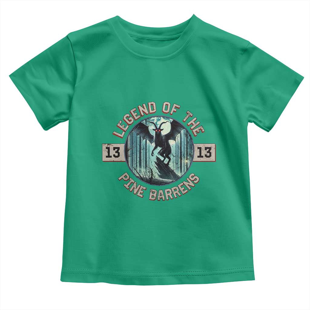 Jersey Devil Toddler T Shirt Cryptid Gift Legend Of The Pine Barrens TS12 Irish Green Print Your Wear
