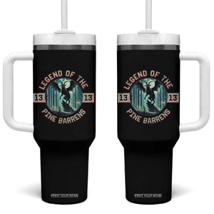 Jersey Devil Tumbler With Handle Cryptid Gift Legend Of The Pine Barrens TS12 One Size: 40 oz Black Print Your Wear