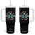 Jersey Devil Tumbler With Handle Cryptid Gift Legend Of The Pine Barrens TS12 One Size: 40 oz Black Print Your Wear