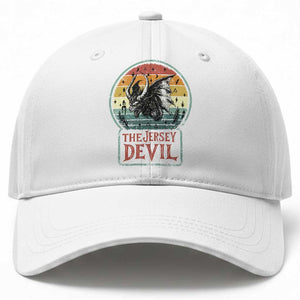 The Jersey Devil Baseball Cap Retro Vintage New Jersey Cryptid TS12 Print Your Wear