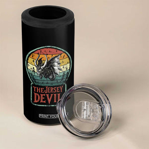 The Jersey Devil 4 in 1 Can Cooler Tumbler Retro Vintage New Jersey Cryptid TS12 Print Your Wear