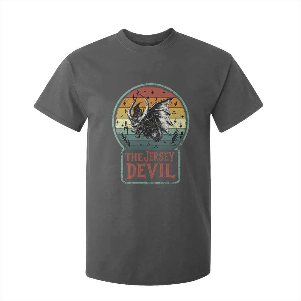 The Jersey Devil T Shirt For Kid Retro Vintage New Jersey Cryptid TS12 Dark Heather Print Your Wear
