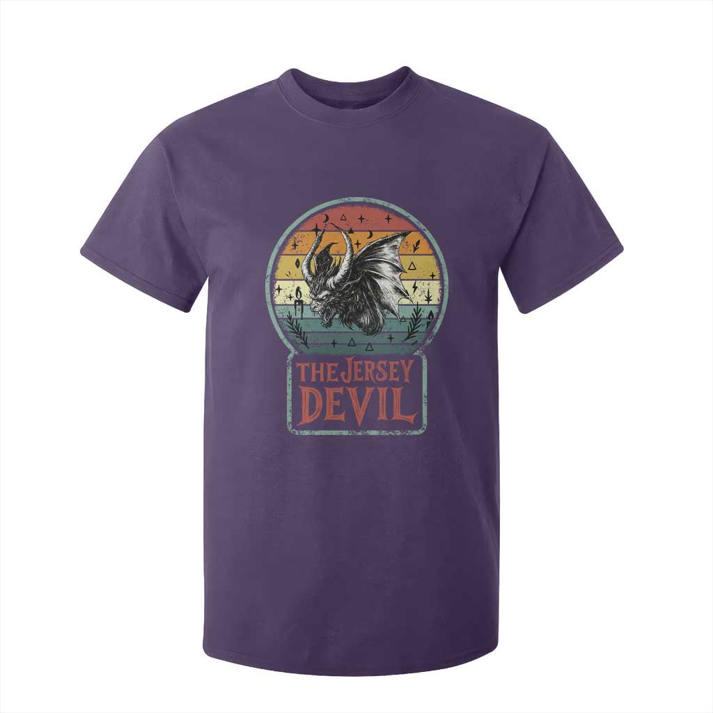 The Jersey Devil T Shirt For Kid Retro Vintage New Jersey Cryptid TS12 Purple Print Your Wear