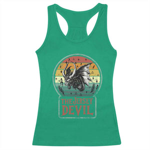 The Jersey Devil Racerback Tank Top Retro Vintage New Jersey Cryptid TS12 Irish Green Print Your Wear