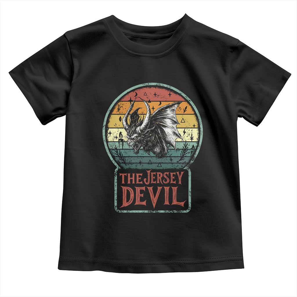The Jersey Devil Toddler T Shirt Retro Vintage New Jersey Cryptid TS12 Black Print Your Wear
