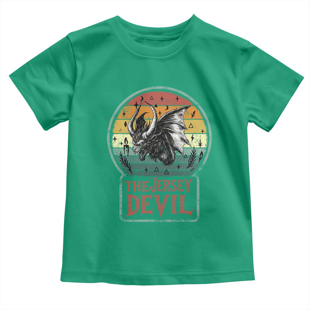 The Jersey Devil Toddler T Shirt Retro Vintage New Jersey Cryptid TS12 Irish Green Print Your Wear