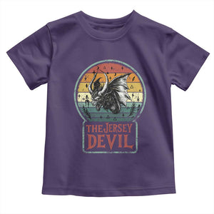 The Jersey Devil Toddler T Shirt Retro Vintage New Jersey Cryptid TS12 Purple Print Your Wear
