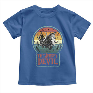 The Jersey Devil Toddler T Shirt Retro Vintage New Jersey Cryptid TS12 Royal Blue Print Your Wear